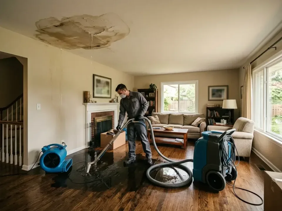 attic-pipe-burst-ceiling-drip-008 — frequently asked questions, Water Damage Restoration & Carpet Care in Harrington Park, NJ